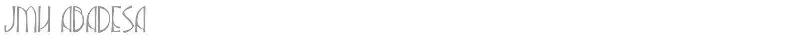 JMH Abadesa font preview
